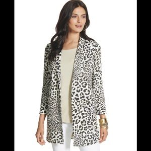 Chico’s Leopard Duster Boyfriend Jacket